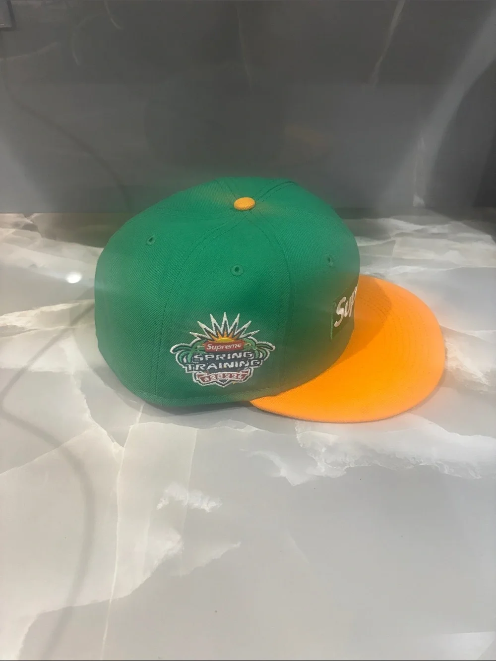 Supreme 2-Tone Box Logo New Era 'Green'